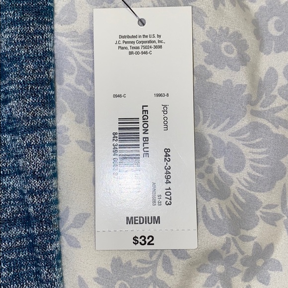 Teal and silver a.n.a top - Picture 2 of 3